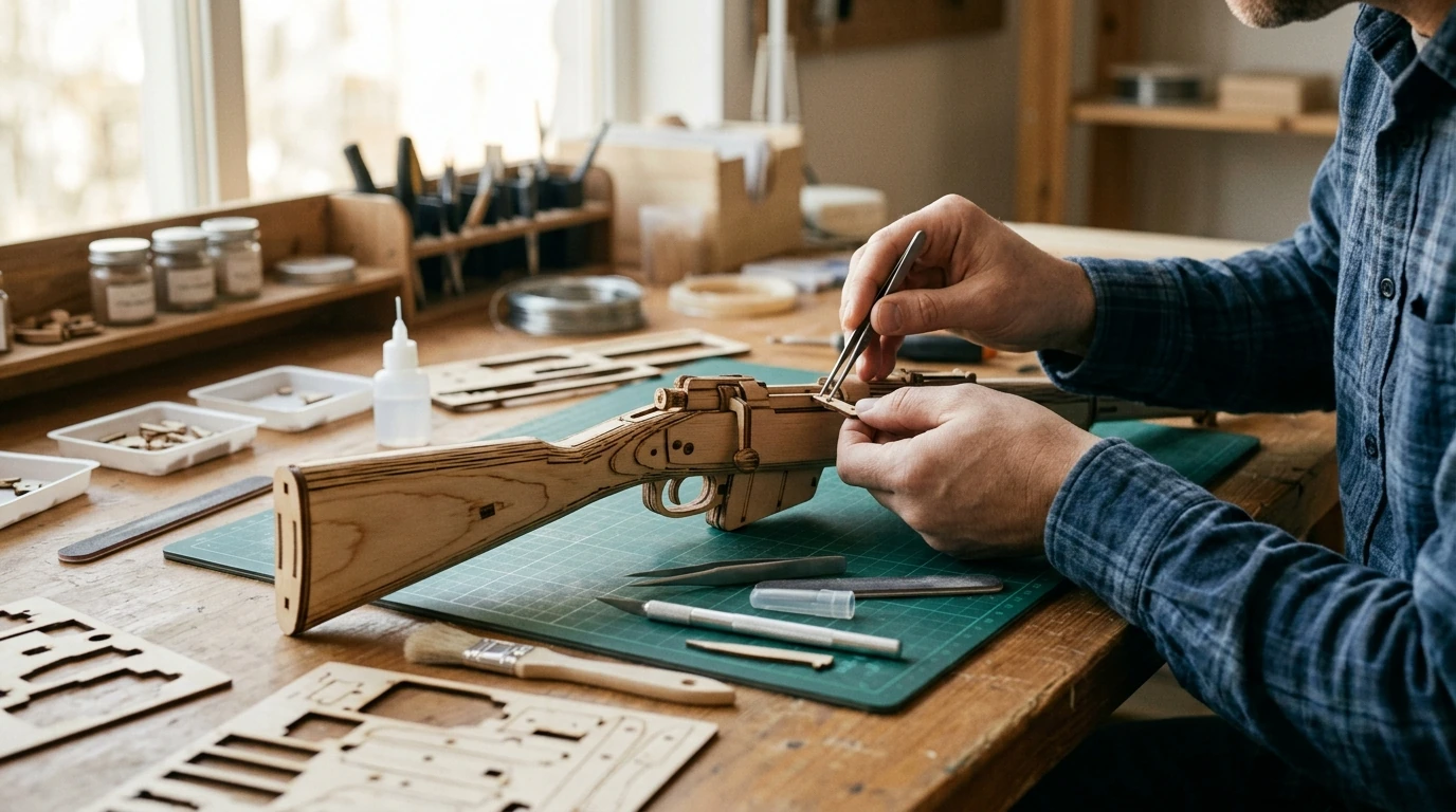 Build a 3D Wooden AK-47 Model Kit: Tips & Display